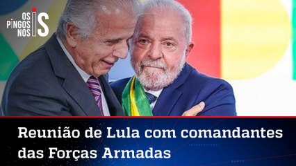 Lula e ministro da Defesa se reúnem com militares e falam em 'virada de página'