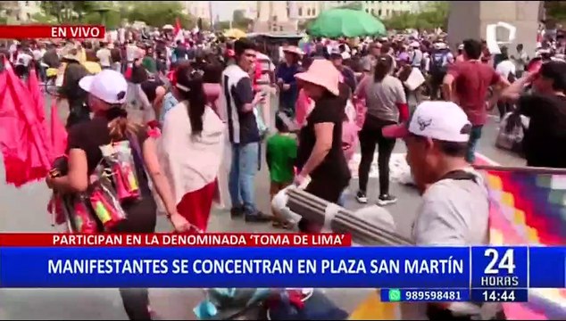 Toma de Lima : Así van las manifestaciones en la capital