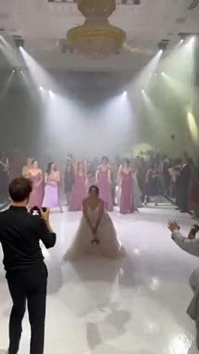 Bride Has Bad Aim