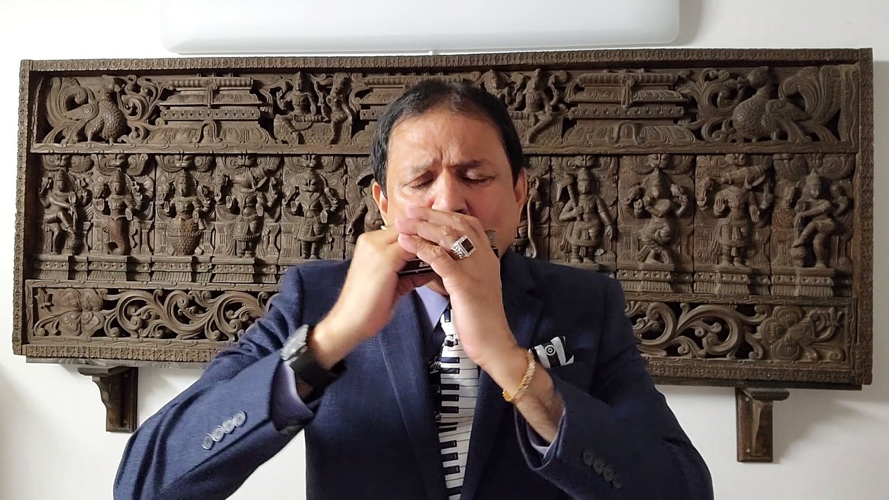 Gujarati Falk Song Pankhida Ne Aa Pinjru Junu Junu Lage on Harmonica