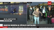 Recuento de los daños sobre marcha Movilidad sin miedo contra la Guardia Nacional en el Metro