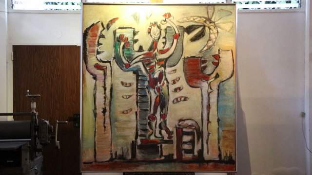 La vida del pintor venezolano Vigas a través de su atelier intacto
