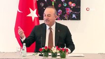 Bakan Çavuşoğlu ABD'deki Suriye toplumu temsilcileriyle bir araya geldi