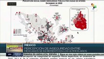 México: Incrementa la percepción de inseguridad entre los ciudadanos