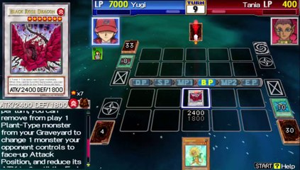 Yugioh GX Tag Force 3 : Black Rose Dragon VS Tania Deck Round 1