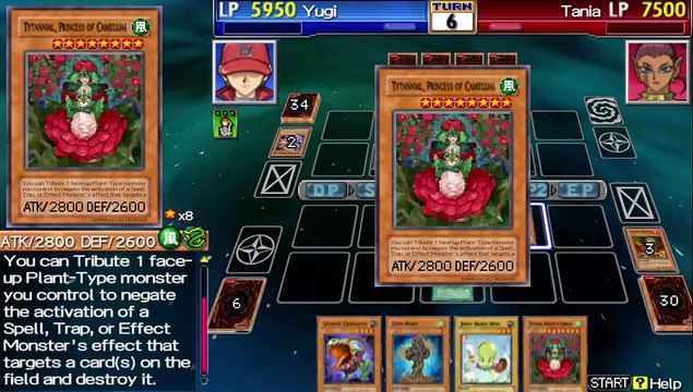 Yugioh GX Tag Force 3 : Tytannial, Princess of Camellias VS Tania Deck Round 2