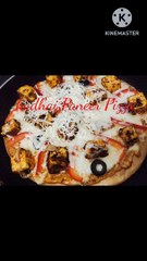 Kadhai Paneer Pizza Recipe | Goan Foodie |