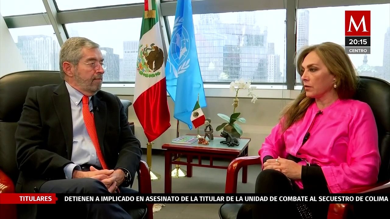 “México juega un papel de mediador” Juan Ramón de la Fuente representante de México en la ONU