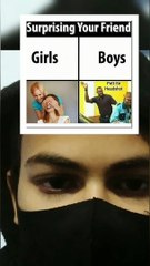 Girls vs Boys Funny meme  #meme #funny
