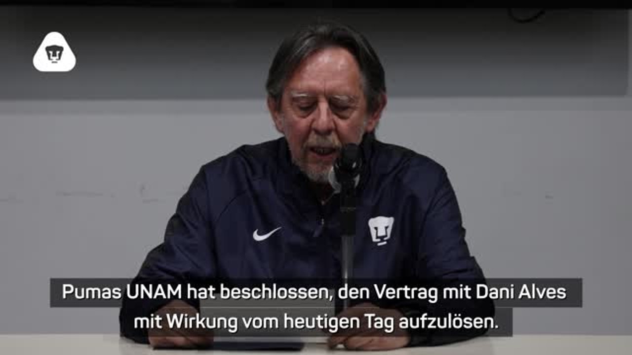 Pumas lösen Vertrag mit Alves auf