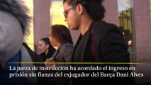 La jueza de instrucción ha acordado el ingreso en  prisión sin fianza del exjugador del Barça Dani Alves