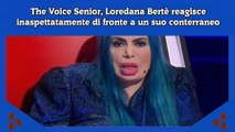 The Voice Senior, Loredana Bertè reagisce inaspettatamente di fronte a un suo conterraneo
