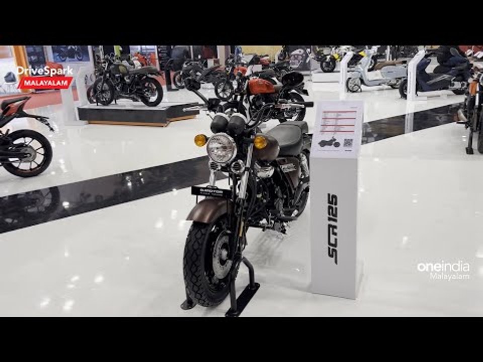 Auto Expo 2023: QJ SRC 125 Walkaround | Malayalam Drivespark | Manu Kurian