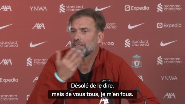 Liverpool - La réponse sèche de Klopp aux critiques : Je m'en fous