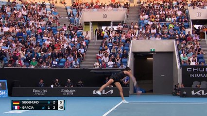 Siegemund - Garcia - Les temps forts du match - Open d'Australie