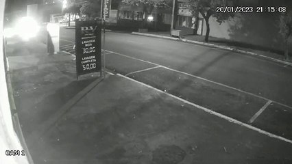 Tentativa de fuga da Polícia Militar durante blitz de trânsito em Umuarama