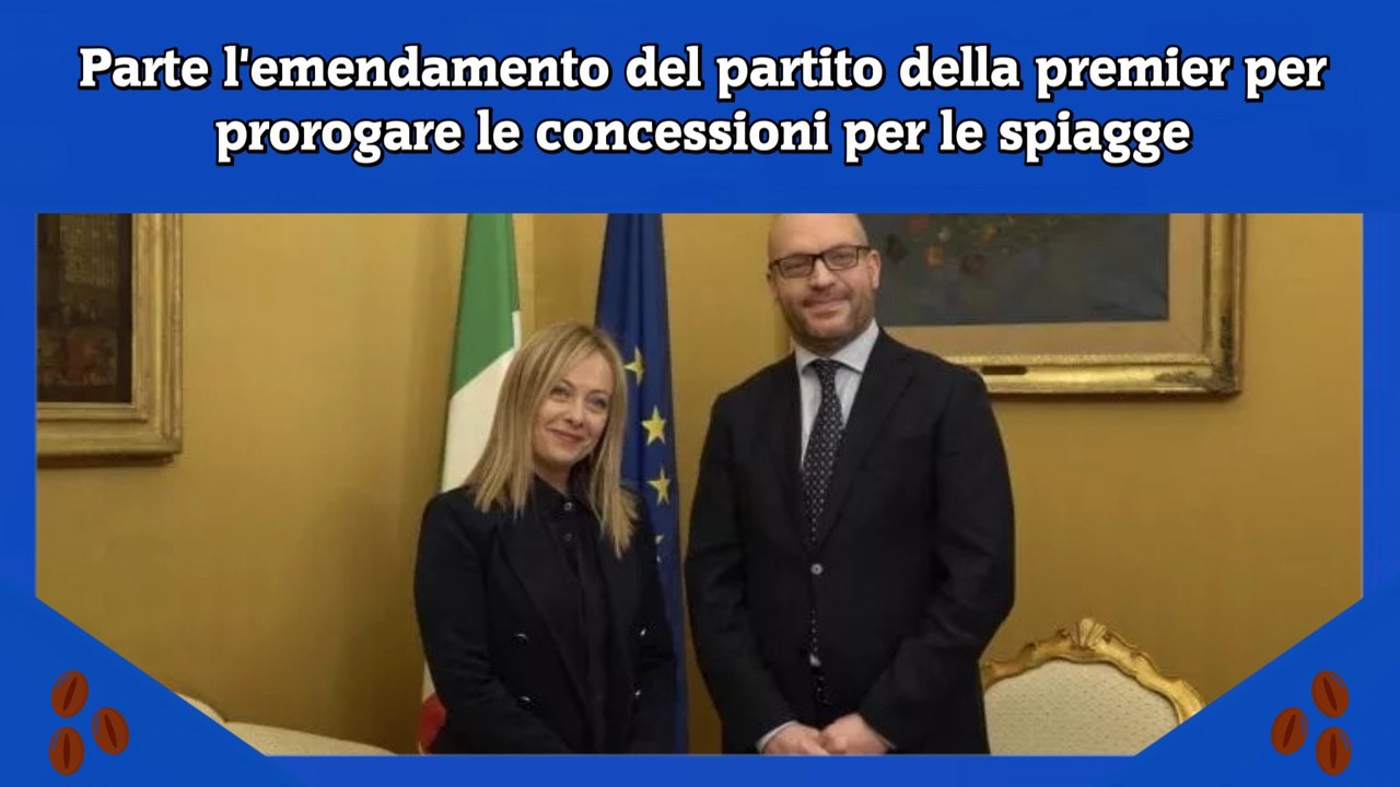 Parte l'emendamento del partito della premier per prorogare le concessioni per le spiagge