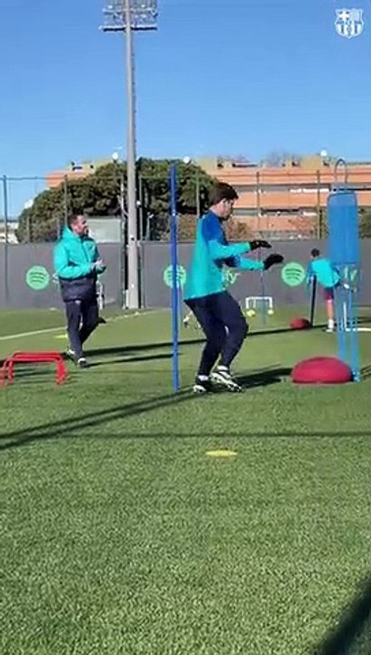 El Barça prepara el partido contra el Getafe / FCB