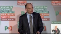 Pd, Letta: c'è stato tentativo di sostituirci, è fallito