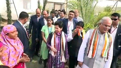 मुख्यमंत्री और सुश्री शैलजा कुमारी ने कल्पतरु रीपा सेरीखेड़ी का किया निरीक्षण