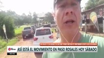 Hoy sábado Paso Rosales registró unos 300 vehículos con destino a Brasil