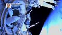 فيديو: رائدا فضاء يتركان المحطة و
