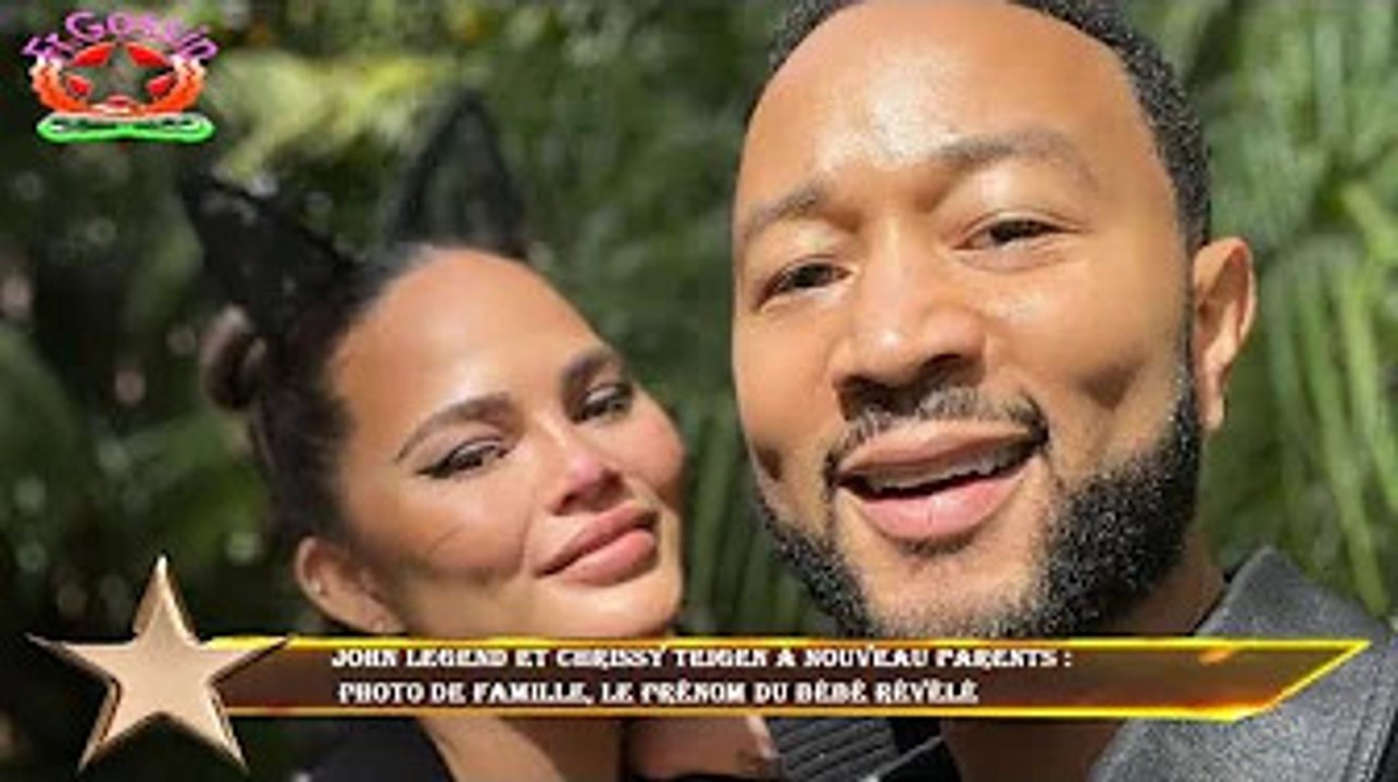 John Legend et Chrissy Teigen à nouveau parents :  photo de famille, le prénom du bébé révélé