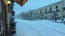 Nevicata a Roseto Valfortore (Foggia) - 21 gennaio 2023