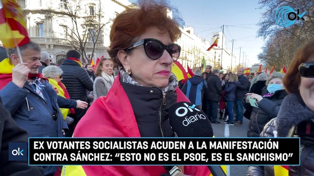 Ex votantes socialistas en Cibeles: Esto no es el PSOE, es un partido hecho a la imagen de Sánchez