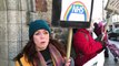 Okehampton demo in support of striking NHS workers