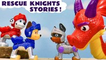 Paw Patrol RESCUE Knights Stories with Claw and Sparks