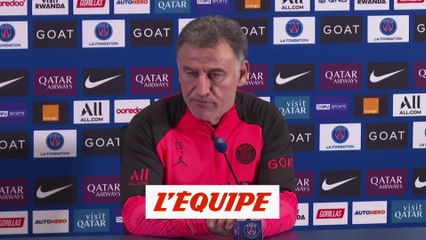 Galtier : « Ce serait stupide de faire un certain turnover » - Foot - Coupe - PSG