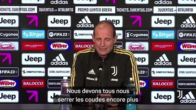 Juventus - Allegri après la sanction : Nous devons tous nous serrer les coudes encore plus