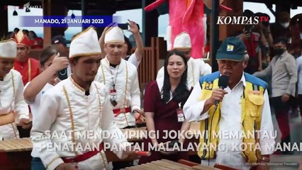 Pak Bas Nyanyi 'Bengawan Solo' saat di Manado, Bikin Jokowi Senyum Sumringah