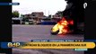 Pisco: refuerzan bloqueos en Panamericana sur y queman llantas en las pistas