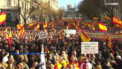 Ισπανία: Συγκέντρωση της ακροδεξιάς κατά του Πέδρο Σάντσες