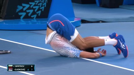 Open d'Australie - Djokovic passe l'obstacle Dimitrov en 3h de jeu