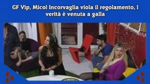 GF Vip, Micol Incorvaglia viola il regolamento, l verità è venuta a galla