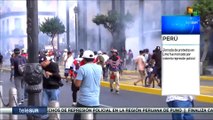 Síntesis 21-01: Jornadas de protestas en Perú, marcada por represión policial