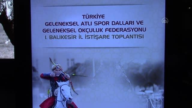BALIKESİR - İstişare toplantısında geleneksel atlı spor dalları konuşuldu