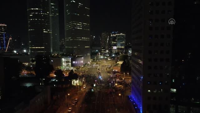 İsrailli göstericiler Netanyahu hükümetini protesto etti (3)