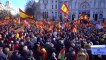 Multidão se manifesta em Madri contra o governo espanhol