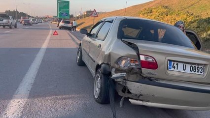 İki otomobilin çarpıştığı kazada 3 kişi yaralandı