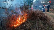 Sakarya’nın Karasu ilçesinde orman yangını