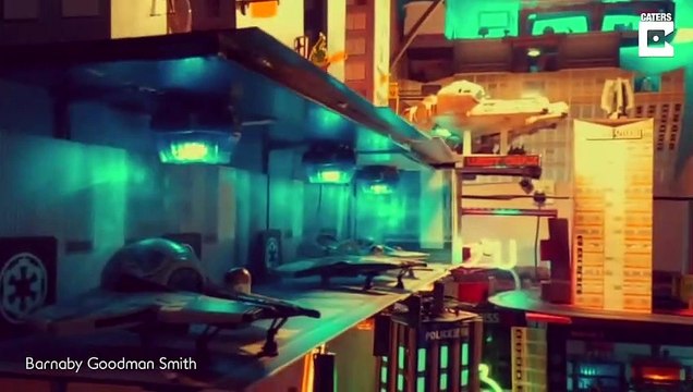 Il passe 4 ans à construire un chemin de fer électrique génial