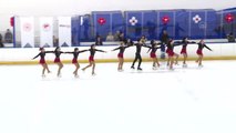 Senkronize Buz Pateni Türkiye Şampiyonası'nın ilk günü tamamlandı
