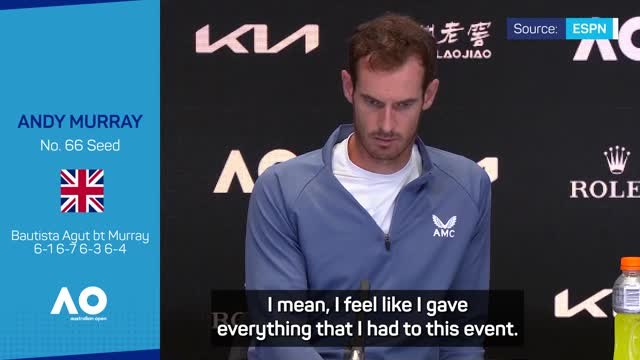 Murray left with ‘mixed emotions’ after Australian Open exit