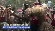 Zulus re-enact Battle of Isandlwana 144 years after victory over the British