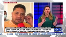 Enmedio de fuertes protestas Osman Reyes se reelige como presidente del CPH