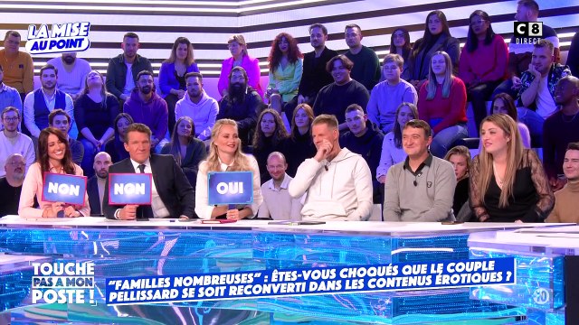 Amandine Pellissard, reconvertie dans le X, se confie sur ses limites dans TPMP le jeudi 19 janvier 2023 sur C8